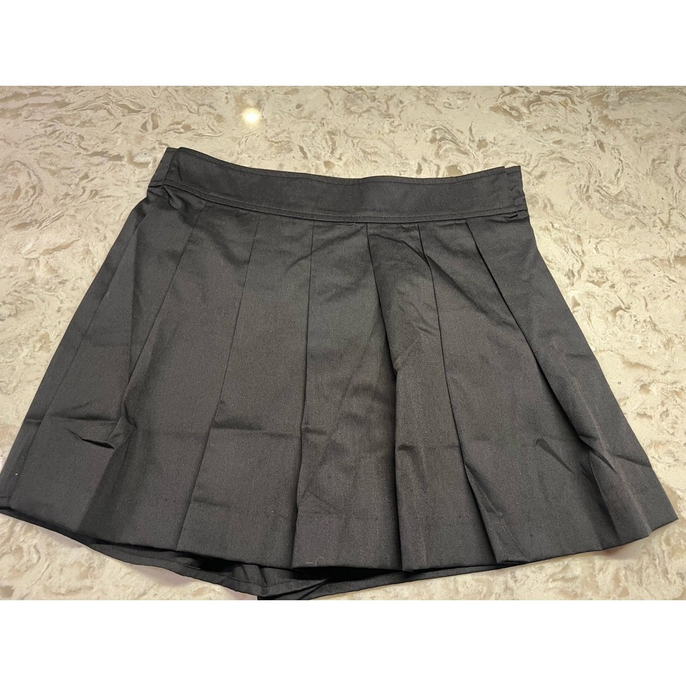 MABLE PLEATED OVERLAY TENNIS BLACK SKORT Medium